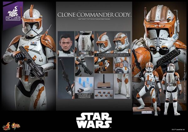 ホットトイズ MMS796 スター・ウォーズ クローン・コマンダーコーディ 1/6 Clone Commander Cody限定版