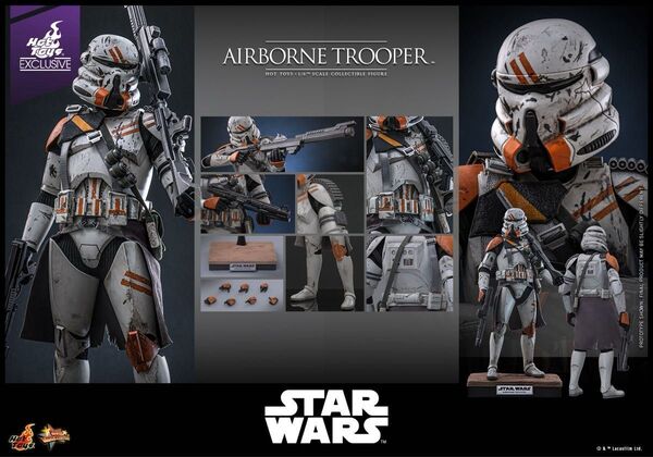 ホットトイズ MMS794 スター・ウォーズ エアボーン・トルーパー(第212大隊版)1/6Airborne Trooper限定版