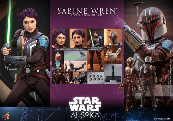 新品未開封 TMS111 ホットトイズ マンダロリアン サビーヌ・レン 1/6 Star Wars Sabine Wren