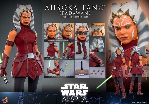 ホットトイズ TMS123 『スター・ウォーズ』1/6 アソーカ・タノ(パダワン) Ahsoka Tano (Padawan)