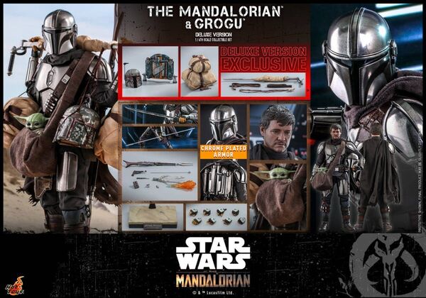 ホットトイズ TMS052 マンダロリアン&グローグー(2体セット)ボーナス付き Mandalorian grogu DX