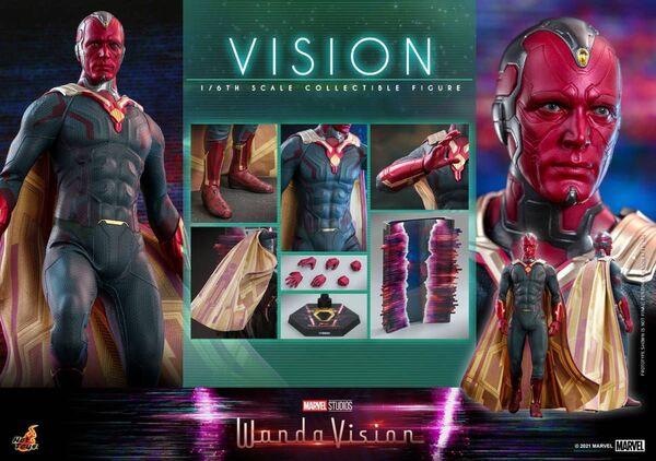 ホットトイズ TMS037『ワンダヴィジョン』 ヴィジョン 1/6 フィギュア Wanda vision Hottoys
