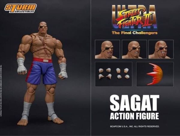 新品未開封 Storm Collectibles ストリートファイターII Sagat サガット 1/12フィギュア