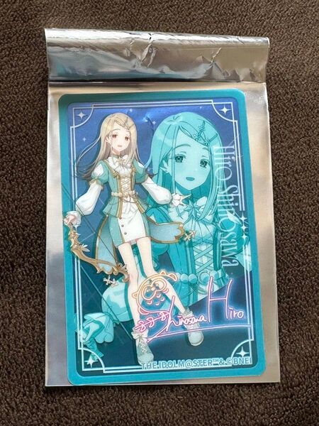 学園アイドルマスター 篠澤広 初星カレー サイン クリアカード スマイルベースカフェ SMILE BASE CAFE 学マス