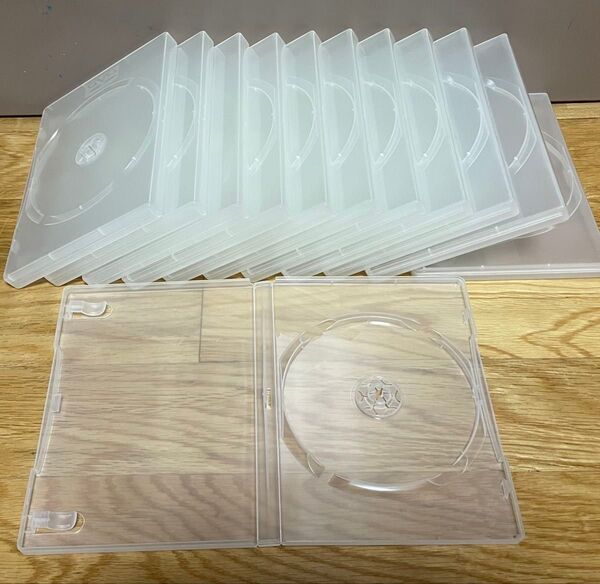 DVD トールケース 20枚セット 空ケース ディスク1枚収納 中古DVD ソフトケース DVDケース DVDトールケース 透明