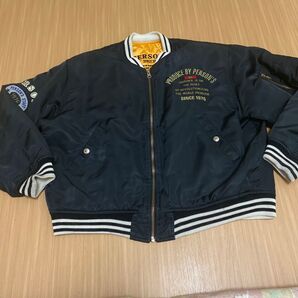 person's ビンテージ ブルゾン1976 スタジャン スカジャン 【40年前】リバーシブル 刺繍