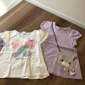 女の子 Tシャツ 2枚セット エニィファム