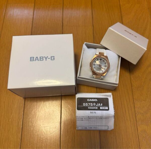 【美品】CASIO baby-G GMS ホワイトゴールド