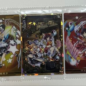 東方ロストワード ウエハースカード 博麗霊夢 霧雨魔理沙 3点セット