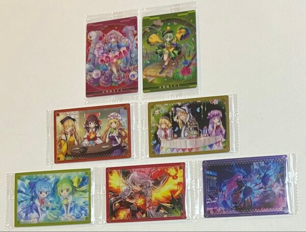 東方Project 東方ロストワード ウエハースカード 7枚セット