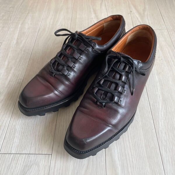 【希少】Berluti ベルルッティ ウルティマ パティーヌ 9.5 革靴 ボルドー グッドイヤーウェルト サンテミリオン 28