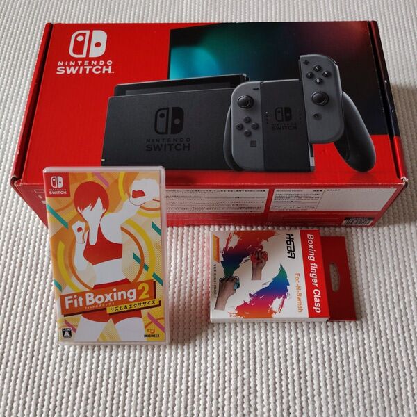 Switch本体とフィットボクシング2