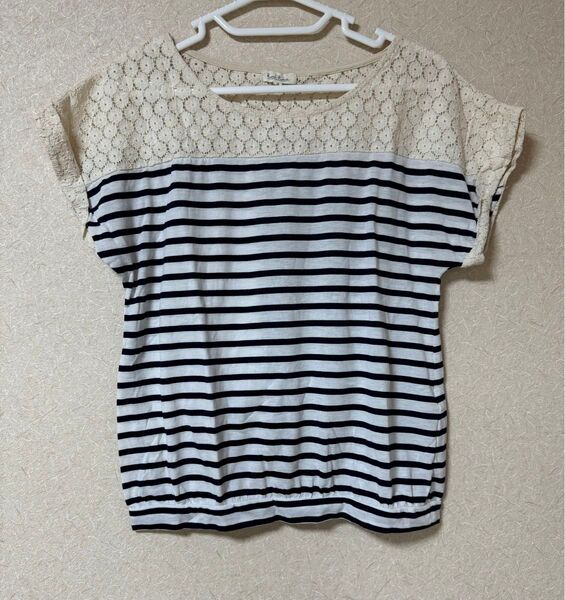 ロペピクニック ボーダー半袖Tシャツ カットソー