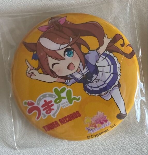 ウマ娘 うまよん 缶バッジ タワレコトウカイテイオー