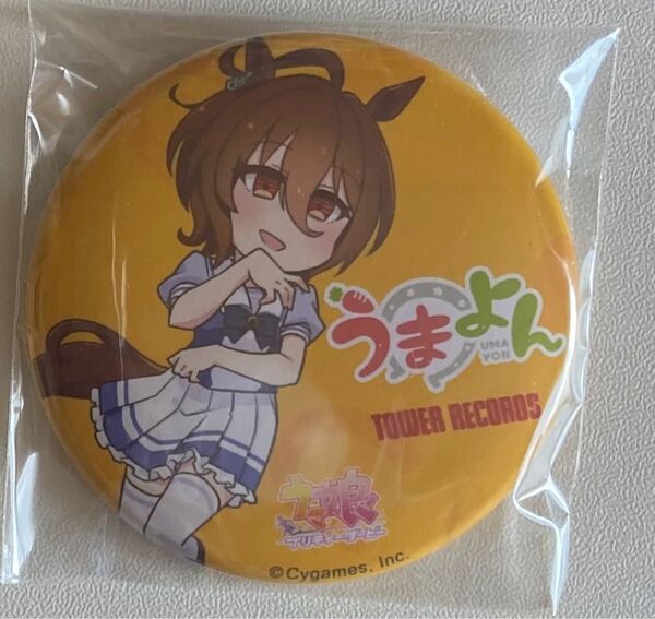 ウマ娘 うまよん 缶バッジ タワレコアグネスタキオン