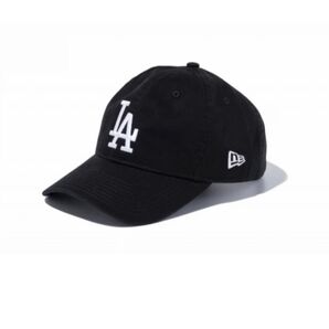 NEW ERA 9TWENTY ロサンゼルス・ドジャース ウォッシュドコットン ブラック × ホワイト