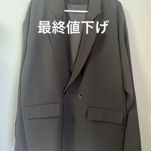 ADRER テーラードジャケット ダークブラウン Sサイズ