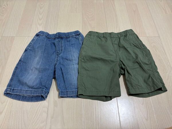 ショートパンツ ハーフパンツ キッズ 子供服 ユニクロ デニム
