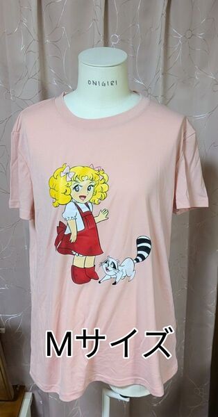 更に♪お値下げ★いいね♪ありがとう★新品★懐かしい女の子と動物のピンクの半袖Tシャツ Mサイズ