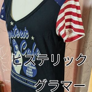 最終の最終価格★いいね★ありがとう★お値下げ★★HYSTERIC GLAMOUR Tシャツ アメリカ国旗柄レディース