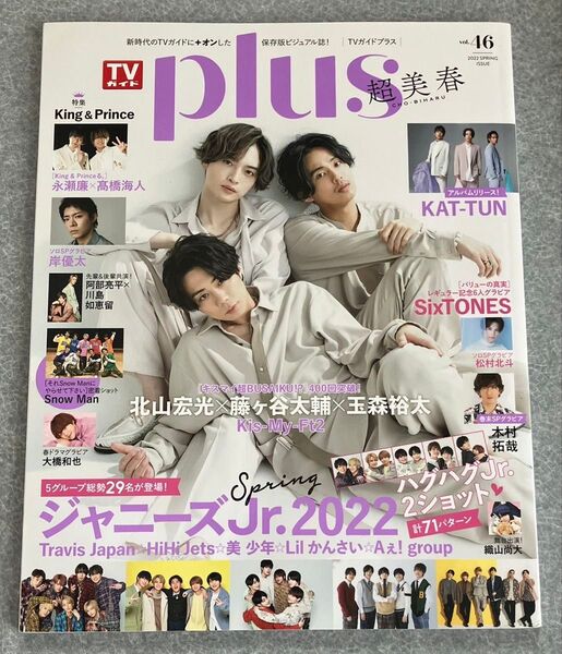 TVガイドplus(プラス) No.46 キスマイ 北山宏光さん、玉森裕太さん、藤ヶ谷太輔さん表紙