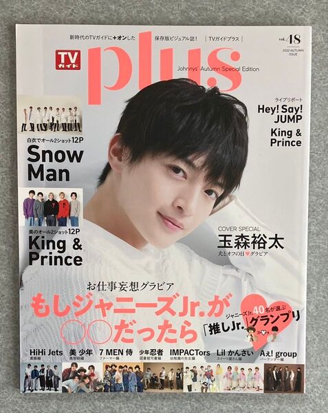 TVガイドplus(プラス) No.48 玉森裕太さん 表紙