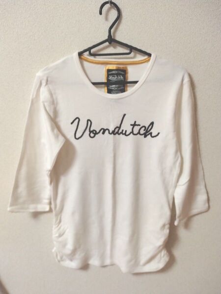 VonDutch 七分袖Tシャツ ホワイト レディース
