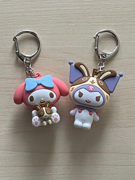 マイメロディ クロミ 立体ラバーキーホルダー