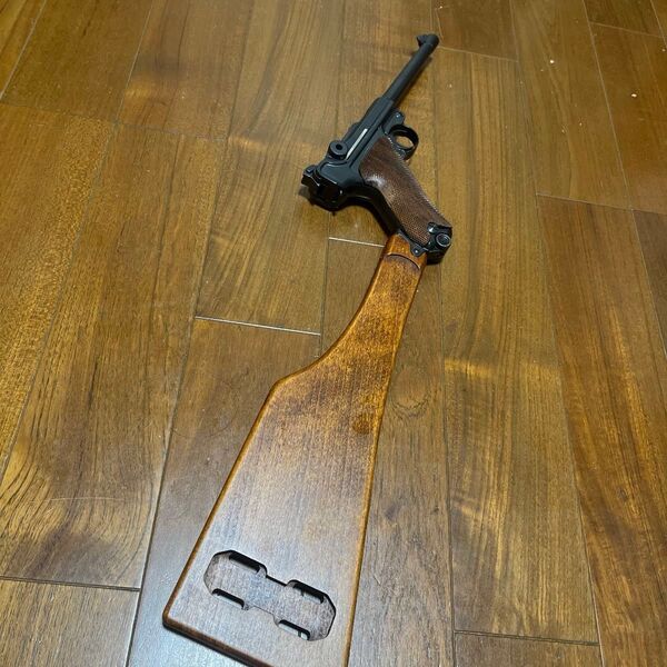 タナカ ルガーP08マリーネ 木製グリップ木製ストック美品