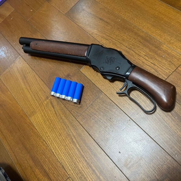 S&T M1887ワイルドカード リアルウッド ガスガン