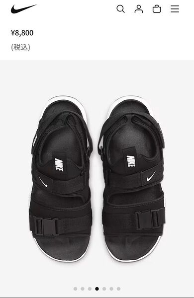 NIKE ナイキ キャニオンサンダル 25cm ブラック