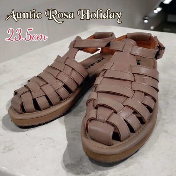 HOLIDAY◎極美品 グルカサンダル フラットシューズ ゴムストラップ