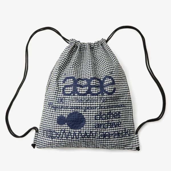 aeae ナップサック web logo gym sack ブルー AEAE バッグ 韓国ブランド musinsa