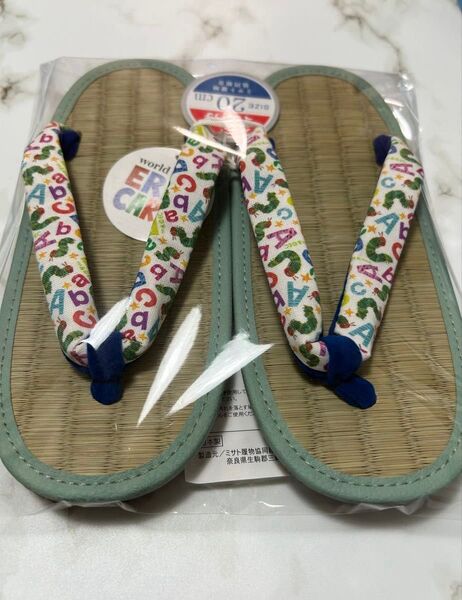 新品 ケンコー ミサトっ子 草履 20cm はらぺこあおむし キッズぞうり サンダル ミサトッコ
