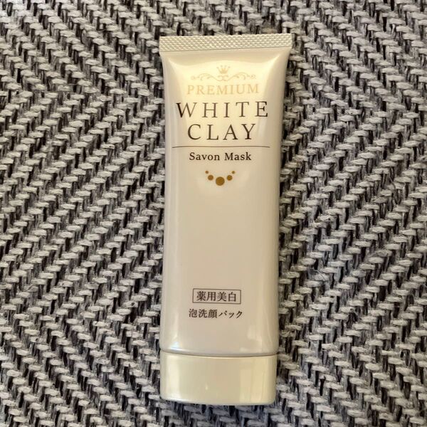 PREMIUM WHITE CLAY Savon Mask 薬用美白 泡洗顔パック