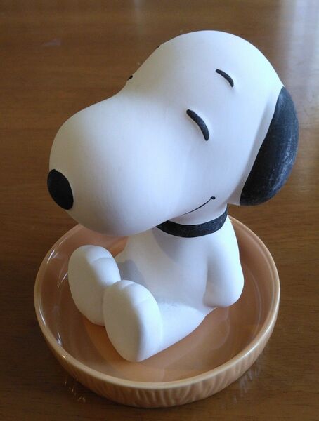 PEANUTS スヌーピー グッズ 素焼き加湿器 箱付