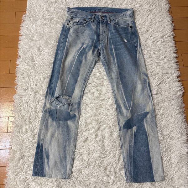 【2点まとめ売り】 RALPH LAUREN POLO JEAN グランジデニム Y2Kパーカー ブラック×ゴールド