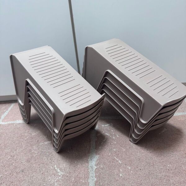 イセトウ シューズラック 省スペース靴収納 5個組×2セット バラ売りも可