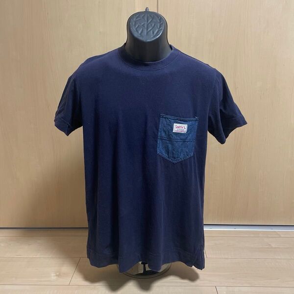 コーエン coen SMITH'S ネイビー Tシャツ ポケット付き