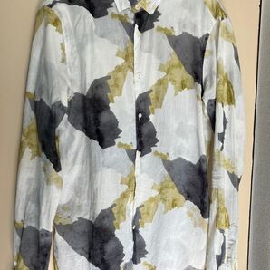 ZARA MAN 総柄長袖シャツ USA規格Lサイズ
