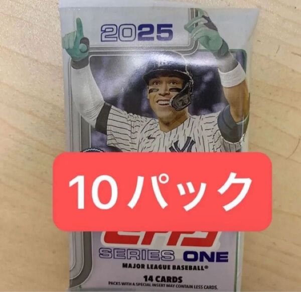 topps 2025 series1 MEGA box 10パック