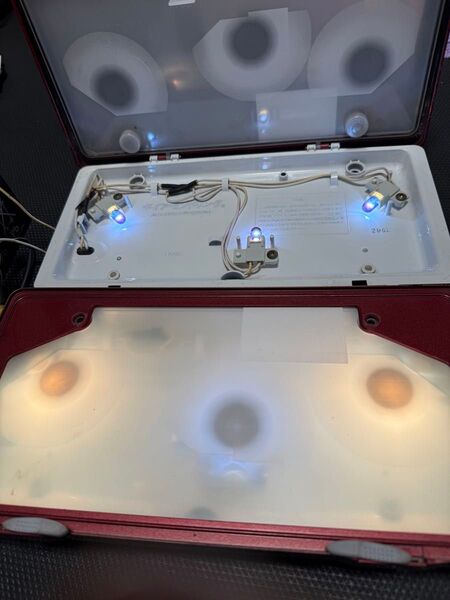 電光式 字光式ナンバー器具 ダイアモンドリング 旭化成テクノプラス 前後セット