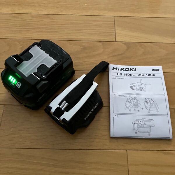 ハイコーキ マルチボルトバッテリーBSL36A18X+USBアダプタBSL18UA 中古品