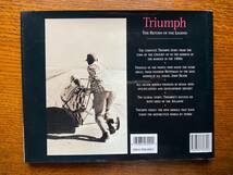 ☆ TRIUMPH THE RETURN OF THE LEGEND 1995刊行 ハードカバー９６ページ サイズ 22.2cmX28.7cm　トライアンフ伝説の復活 ☆_画像2