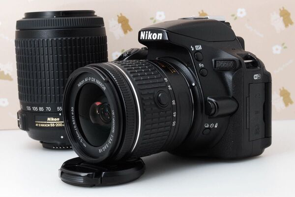 美品★Wi-Fi★Nikon D5500★レンズ2本★スマホ転送★高性能デジタル一眼レフカメラ