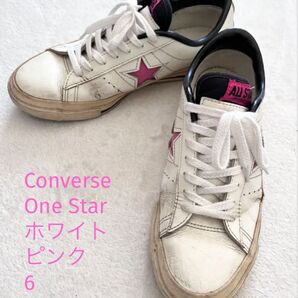 【希少品】コンバース ワンスター サイズ6 スニーカー LOW