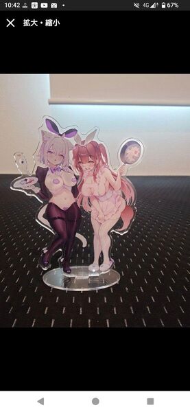 ホロライブ 猫又おかゆ 戌神ころね おかころ アクリルスタンド