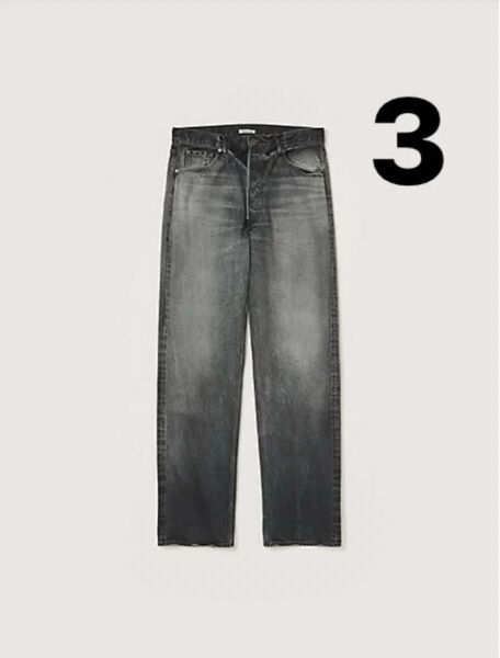 AURALEE 24AW SELVEDGE FADED HEAVY DENIM