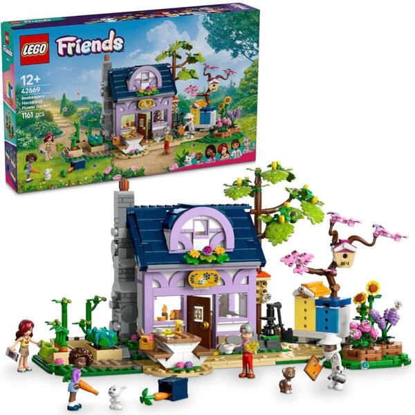 LEGO レゴ フレンズ ミツバチ農家とお花畑 42669