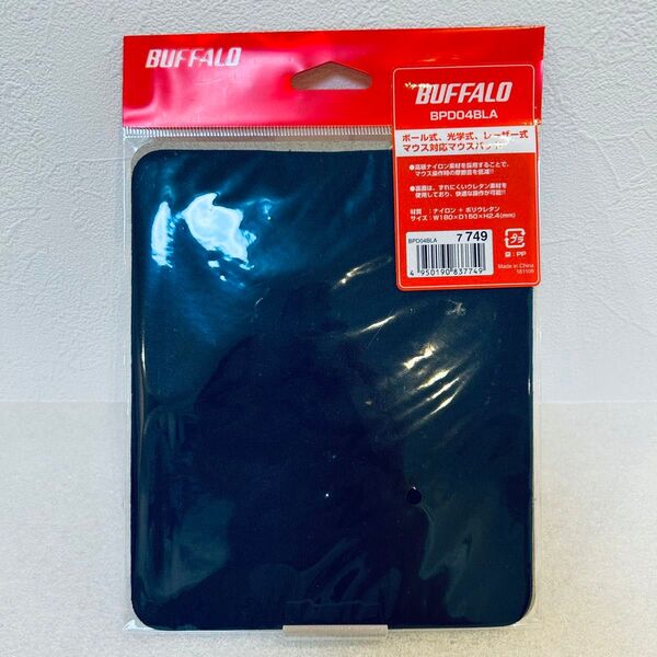 BUFFALO バッファロー マウスパッド ブルー BPD04BLA